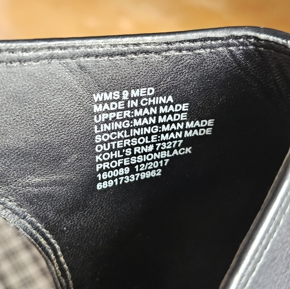 Apt. 9 chunky black open toed heel. Woman's size 9. - Picture 8 of 10